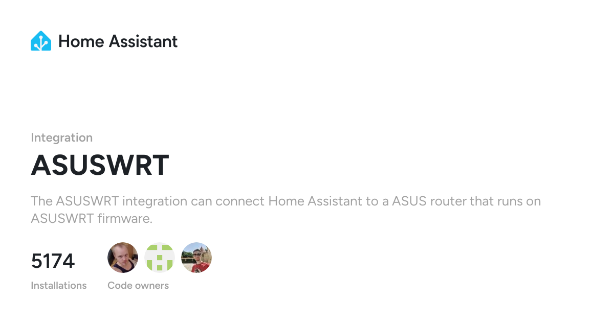 ASUSWRT - Home Assistant