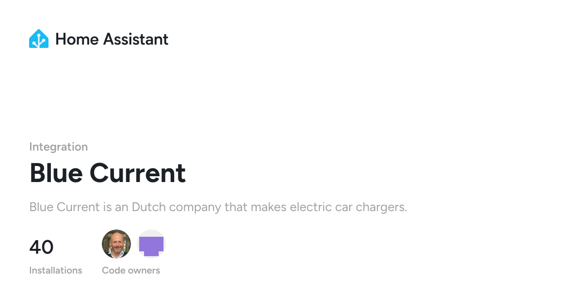 Blue Current - Home Assistant