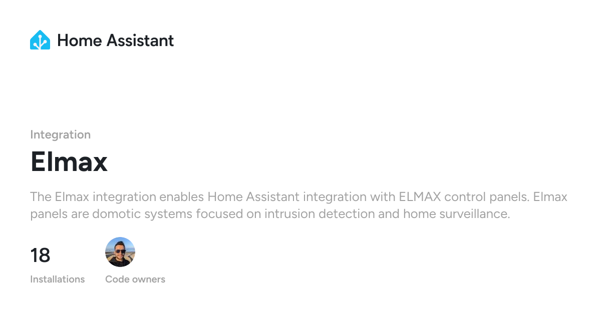 Elmax - Home Assistant
