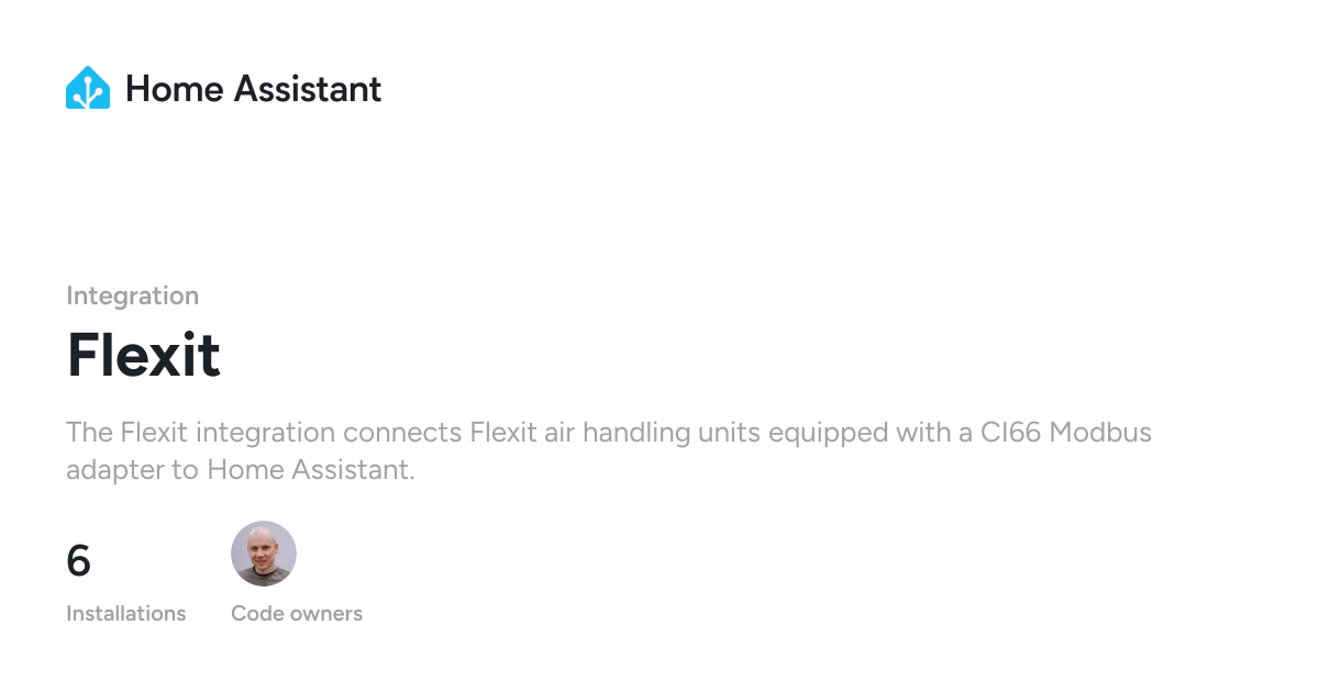 Flexit - Home Assistant
