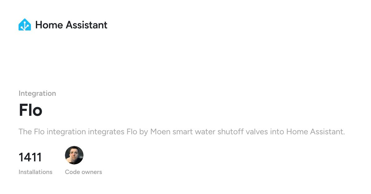 Flo - Home Assistant