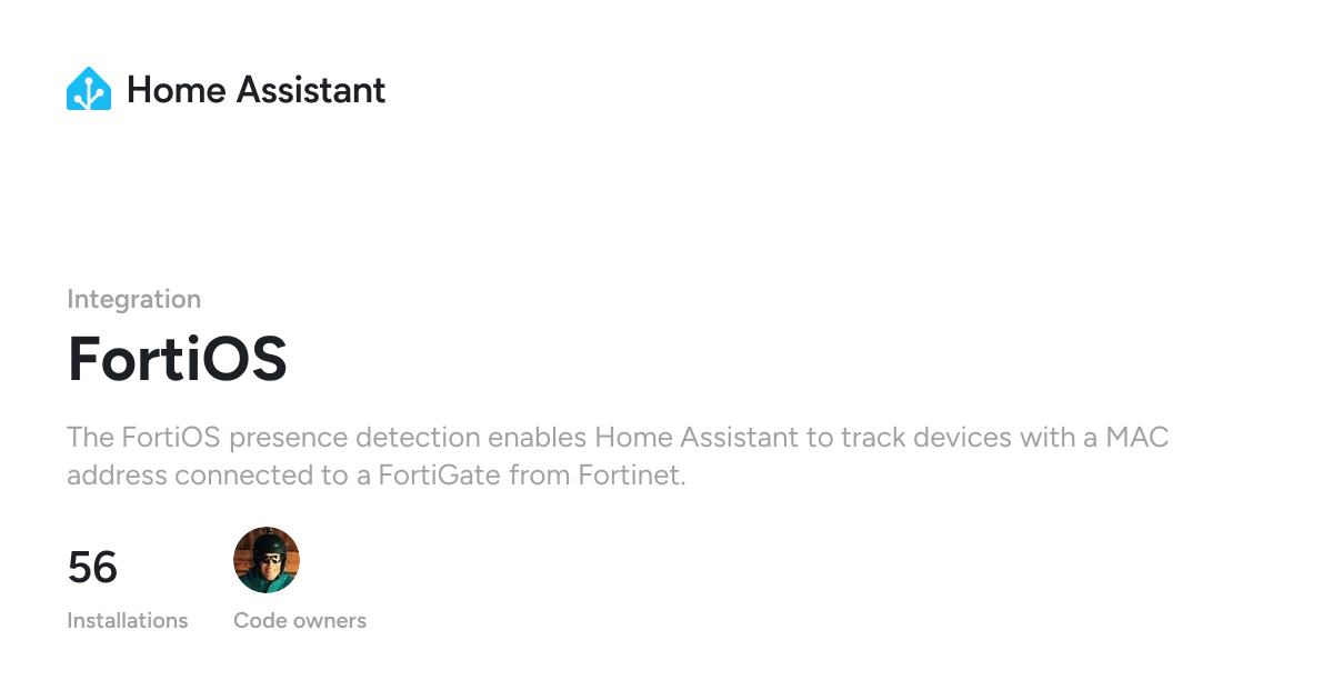 FortiOS - Home Assistant