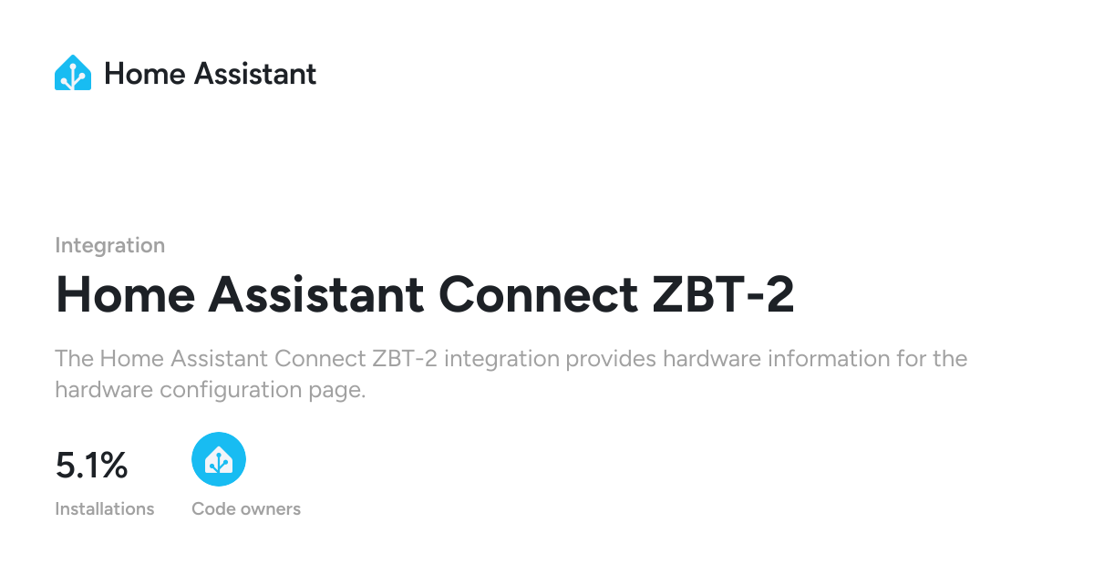 Home Assistant Connect ZBT-2 - Home Assistant