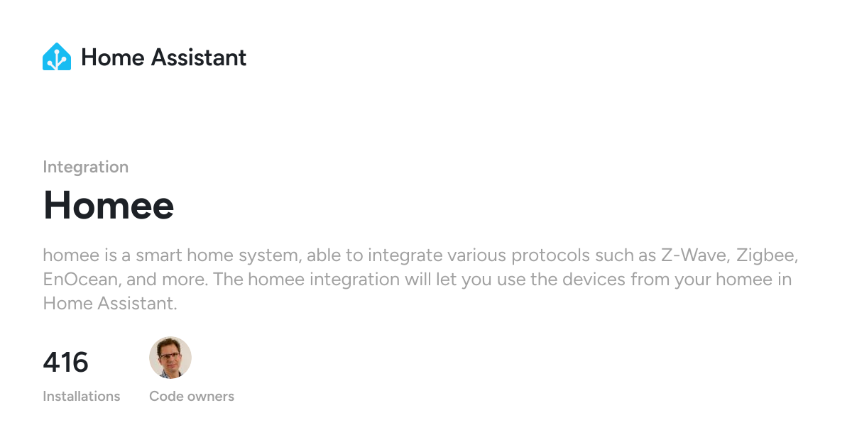 Homee - Home Assistant