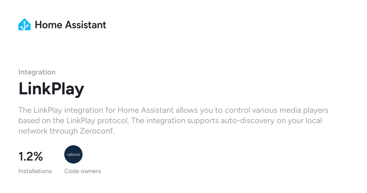 LinkPlay - Home Assistant