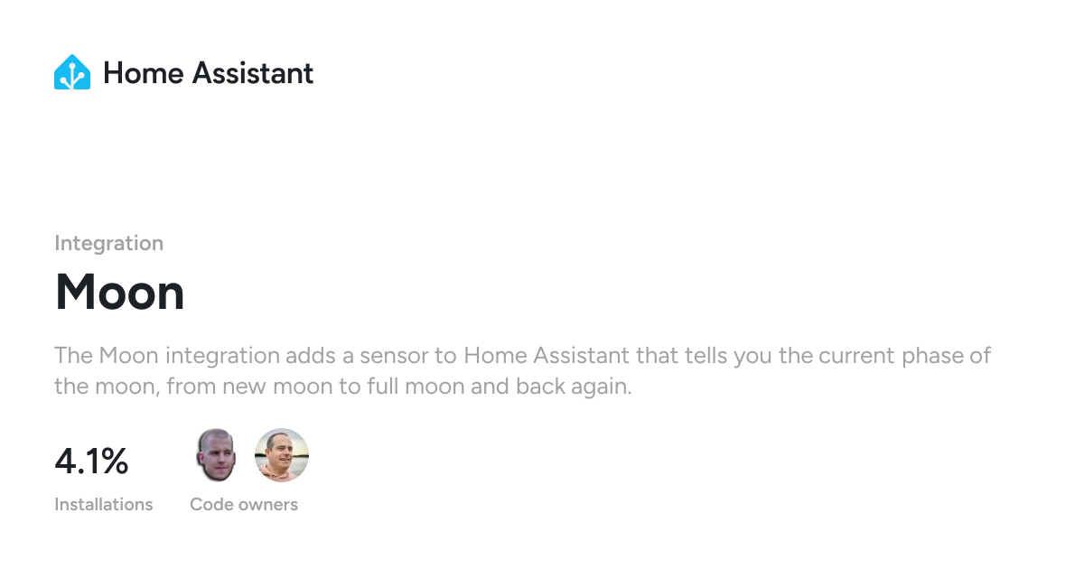 Moon - Home Assistant