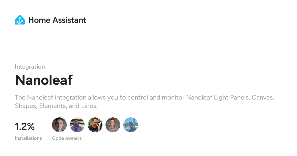 Nanoleaf - Home Assistant