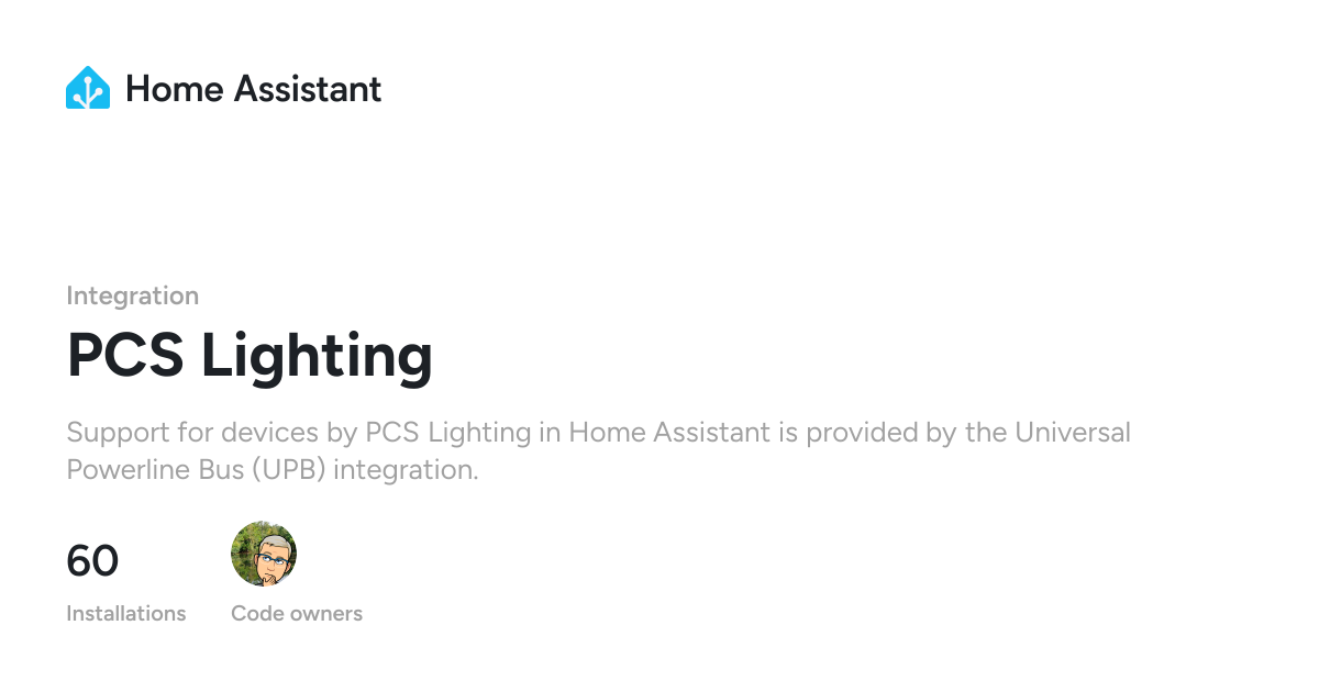 PCS Lighting - Home Assistant