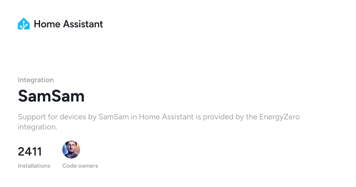 SamSam - Home Assistant