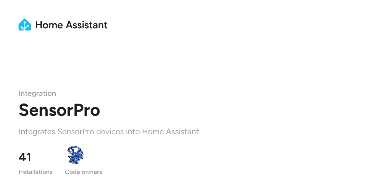 SensorPro - Home Assistant
