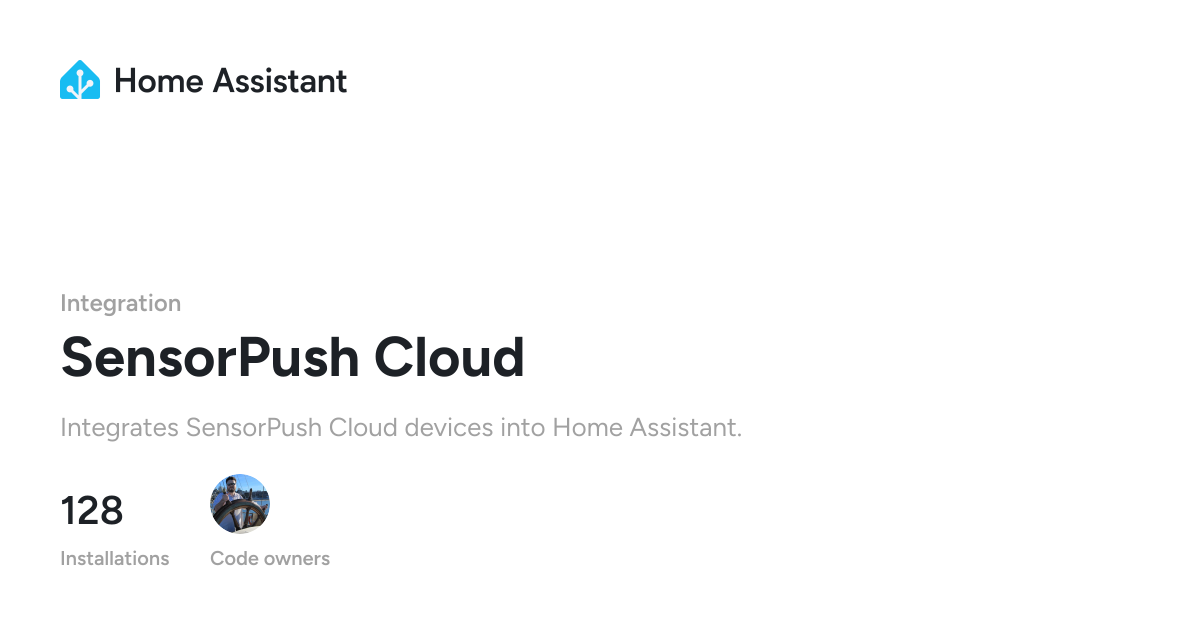 SensorPush Cloud - Home Assistant